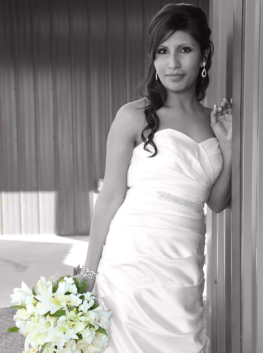 ISABEL B AND W FLOWER COLOR